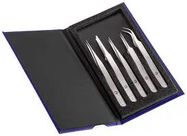 TWEEZERS KIT OF 5 HIGH PRECISION