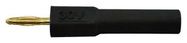2MM PIN TO 4MM SOCKET ADAPTER, 45MM, BLK