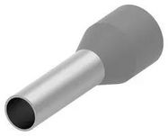 TERMINAL, WIRE FERRULE, 11AWG, GRY
