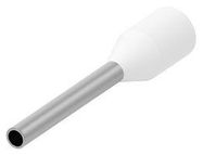 TERMINAL, WIRE FERRULE, 20AWG, WHT