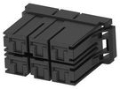 CONNECTOR HOUSING, RCPT, 6POS, 10.16MM