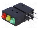 LED; in housing; red/green/yellow; 1.8mm; No.of diodes: 3; 20mA KINGBRIGHT ELECTRONIC