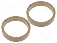 Spacer ring; MDF; 165mm; Honda; impregnated,varnished; 2pcs. 4CARMEDIA