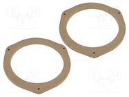 Spacer ring; MDF; 165mm; Ford; impregnated,varnished; 2pcs. 4CARMEDIA