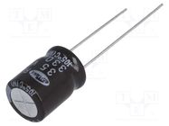 Capacitor: electrolytic; THT; 330uF; 35VDC; Ø10x12.5mm; ±20% SAMWHA