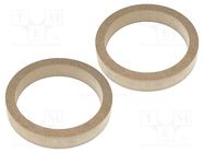 Spacer ring; MDF; 165mm; impregnated,varnished; 2pcs. 4CARMEDIA