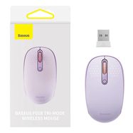 Wireless mouse Baseus F01B Tri-mode 2.4G BT 5.0 1600 DPI (purple), Baseus