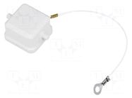 Protection cover; size 3A; cord; for latch; polyamide; 21x21mm MOLEX