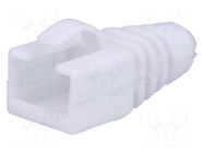 RJ45 plug boot; white MH CONNECTORS