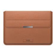 INVZI Leather Case / Cover with Stand Function for MacBook Pro/Air 15"/16" (Brown), INVZI