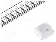 LED; blue/yellow; SMD; 3528,PLCC4; 2.9÷3.6/1.8÷2.6VDC; 120°; 20mA OPTOSUPPLY