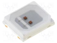 LED; SMD; 2835,PLCC2; yellow; 1500÷2100mcd; 3.5x2.8x0.8mm; 120° LUCKYLIGHT