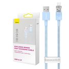 Fast Charging cable Baseus USB-A to Lightning  Explorer Series 2m, 2.4A (blue), Baseus