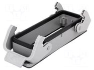 Enclosure for connectors: HDC; size 24B; Han® B; IP65; 104x27mm HARTING