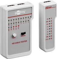 HD Cable Tester, white - 1x cable tester with 2x HDMI™ sockets (type A) > 1x cable tester with 1x HDMI™ socket (type A)