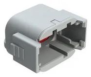 PROTECTIVE CAP, 8POS, GRY, THERMOPLASTIC