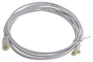 ENET CABLE, RJ45 PLUG-PLUG, 10FT, WHITE