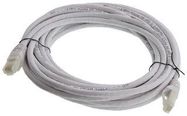 ENET CABLE, RJ45 PLUG-PLUG, 20FT, WHITE