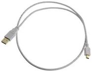 USB CABLE, 2.0 TYPE A-MINI B PLUG, 3FT