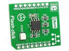 Click board; Flash memory; SPI; EN25Q80B; prototype board; 3.3VDC MIKROE