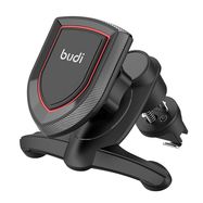 Budi 520 magnetic air vent car holder, rotating (black), Budi