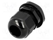 Cable gland; PG16; IP68; polyamide; black; UL94V-2; 17.3mm KSS WIRING