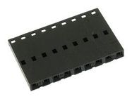 CONNECTOR, RCPT, 9POS, 1ROW, 2.54MM