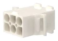 CONNECTOR HOUSING, PLUG, 6POS, 6.7MM
