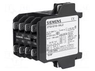 Contactor: 4-pole; NO x4; 230VAC; 8.4A; 3TG10; connectors; 6.3mm SIEMENS