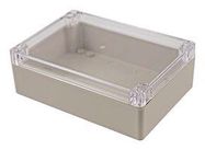 SMALL ENCLOSURE, ABS, BEIGE/CLEAR