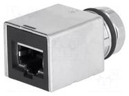 Adapter; M12 female X coded,RJ45 socket; X code-ProfiNET HARTING