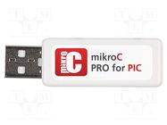 Compiler; USB key,DVD disc; C MIKROE