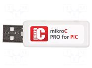 Compiler; USB key,DVD disc; C MIKROE