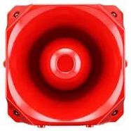 SOUNDER/BEACON, MAXI RED 115/230 VAC