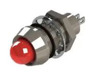 PANEL INDICATOR, RED, 12.7MM, 28VDC