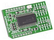 Click board; prototype board; Comp: MCP23S17; port expander MIKROE