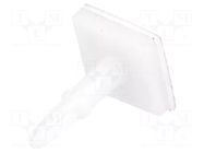 PCB distance; polyamide; L: 11.5mm; self-adhesive; natural FIX&FASTEN