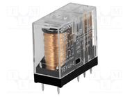 Relay: electromagnetic; DPDT; Ucoil: 5VDC; Icontacts max: 5A; G2R OMRON Electronic Components