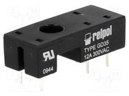 Socket; PIN: 5; 12A; 300VAC; PCB; for PCB; Series: RM87N,RM92 RELPOL