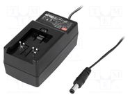 Power supply: switching; mains,plug; 18VDC; 1.33A; 24W; 80% MEAN WELL