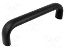 Handle; aluminium; black; H: 57mm; L: 209mm; W: 26mm ELESA+GANTER