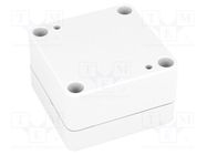 Enclosure: multipurpose; X: 65mm; Y: 65mm; Z: 40mm; 1555; ABS; grey HAMMOND