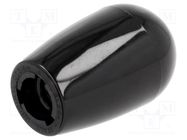 Conical knob; Int.thread: M8; 20mm; Base dia: 14mm; Ømax: 20mm ELESA+GANTER