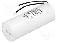 Capacitor: motors, run; 40uF; 450V; Ø45x114mm; -25÷70°C; ±10%; 7 MIFLEX