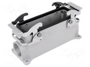 Enclosure for connectors: HDC; size 104.27; with double latch ILME