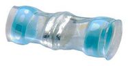 SOLDER SLEEVE, PVDF, 17.2MM, CLEAR BLUE