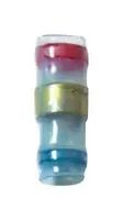 SOLDER SLEEVE, PVDF, 17.25MM, CLEAR BLUE