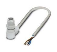 SENSOR CORD, 4POS M12 PLUG-FREE END, 5M