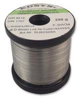 SOLDER WIRE, FSW34, 0.8MM, 250G