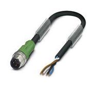 SENSOR CORD, 4P M12 PLUG-FREE END, 10M